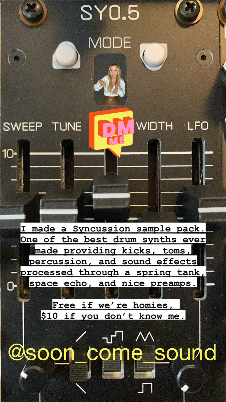 Syncussion Sample Pack